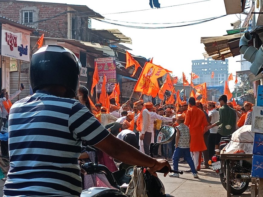 मर्चेंट वेलफेयर एसोसिएशन द्वारा निकाली गई भव्य रैली !