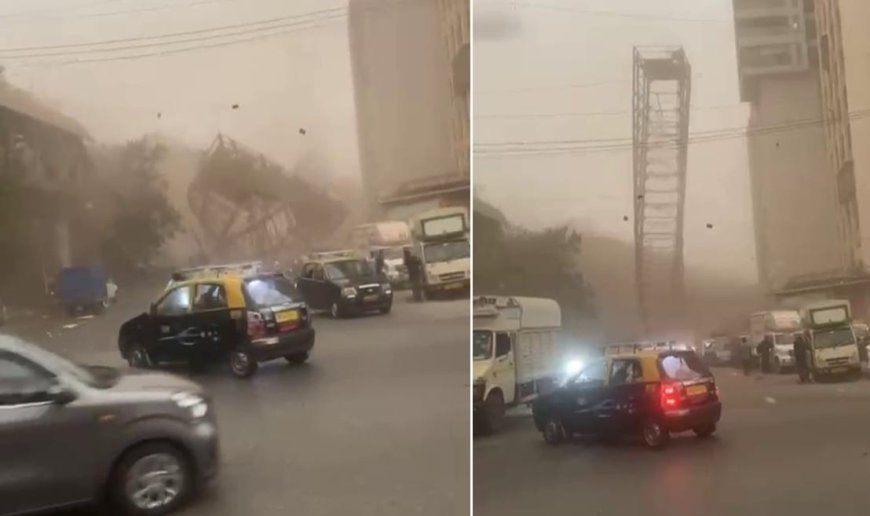 मुंबई :  आंधी-तूफान और बारिश से हर ओर तबाही ही तबाही, घाटकोपर में होर्डिंग गिरने से अब तक की हुई 14 की मौत,