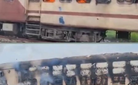 महाराष्ट्र के इस बंद ट्रेन में लगी भीषण आग !