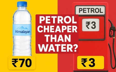 क्रूड ऑयल Vs Water : पेट्रोल हुआ पानी से भी सस्ता, चौंकाने वाली रिपोर्ट