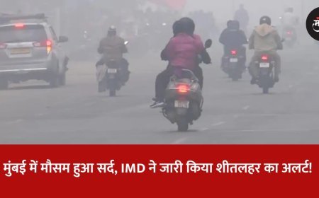 मुंबई में शीतलहर का अलर्ट ! | Cold wave alert in Mumbai! | Love you Mumbai