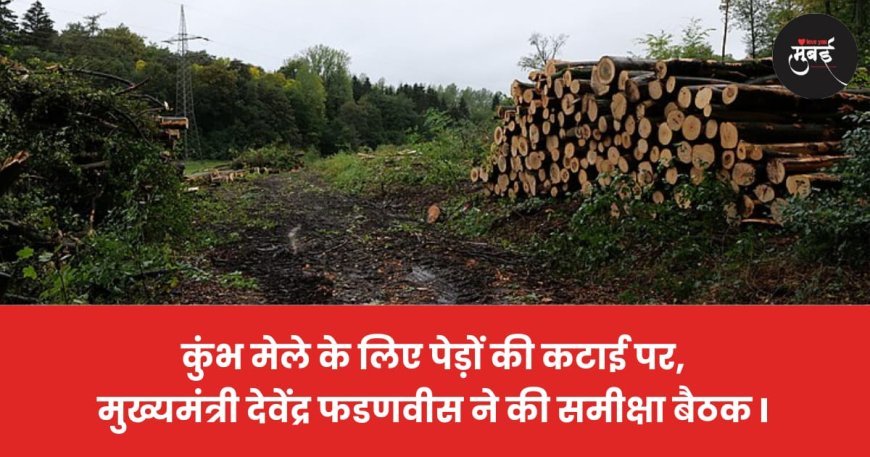 कुंभ मेले के लिए पेड़ों की कटाई पर, मुख्यमंत्री देवेंद्र फडणवीस ने की समीक्षा बैठक I